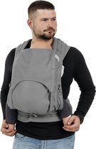 Fidella Fly Tai - Porte-bébé ergonomique Mei Tai - Chevron - gris clair - pour les tout-petits - combinaison porte-bébé, écharpe