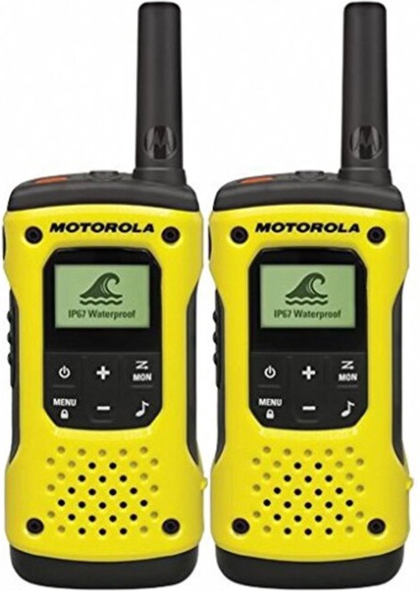 Motorola TLKR T92 H2O twee-weg radio 8 kanalen Zwart, Geel