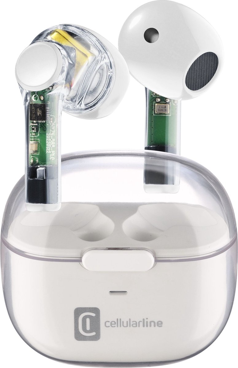 Cellularline 8018080448027 Headset True Wireless Stereo (TWS) In-ear Oproepen/muziek Bluetooth Wit