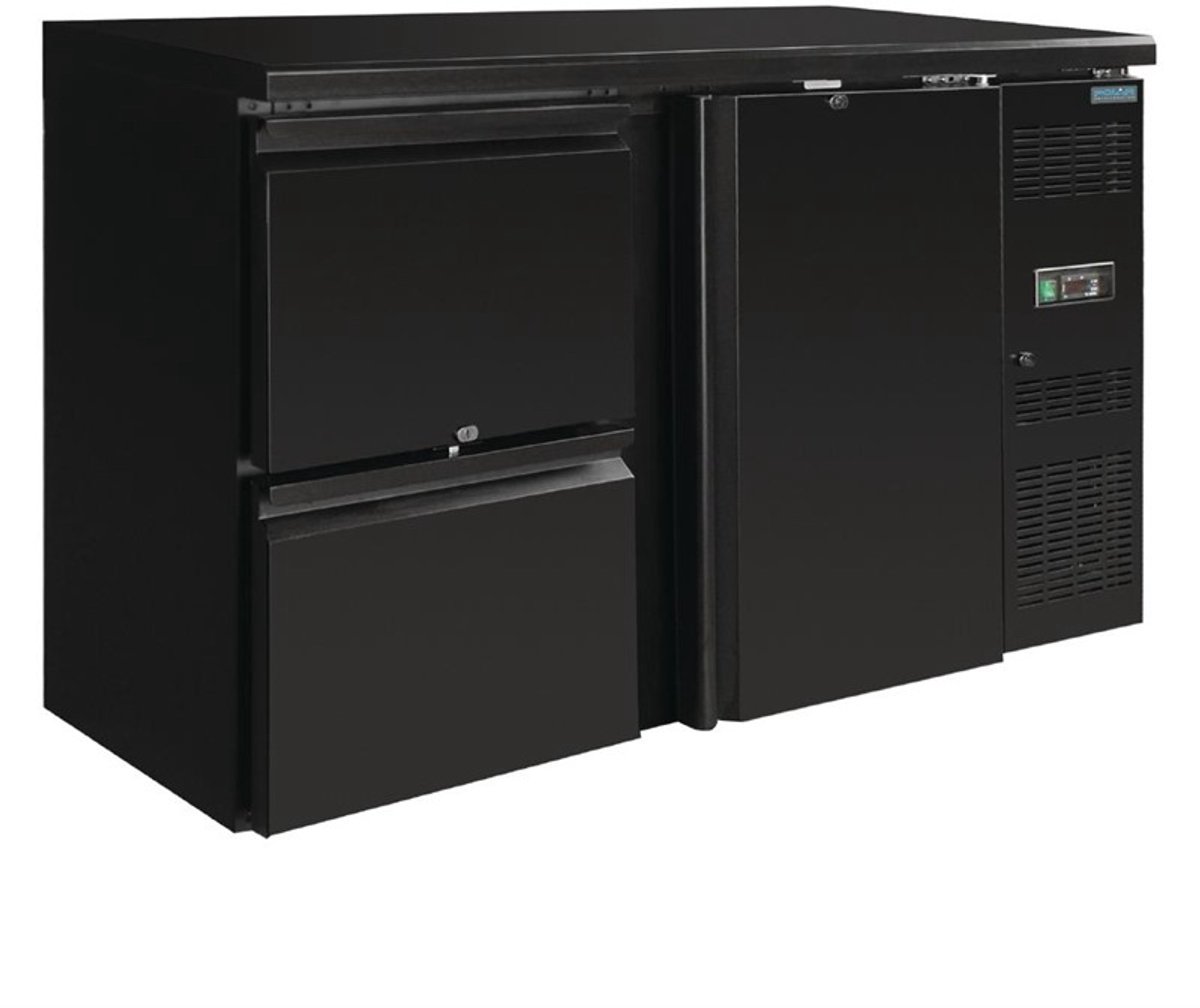 Polar U-serie werkbank koeling 1 deur en 2 laden