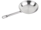 RVS Koekenpan - 20cm - Vogue M924 - Horeca & Professioneel