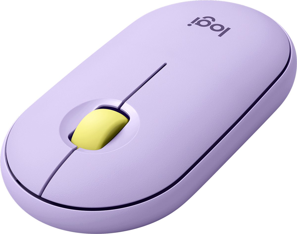 Logitech Pebble M350 - Draadloze Muis - Bluetooth - Lavender