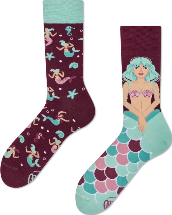Many Mornings unisex sokken - Mystic Mermaid - Unisex - Maat: 35-38