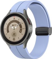 By Qubix Samsung Galaxy Watch 5 Pro - 45 mm - Bracelet sport à boucle en D - Lilas - Bande passante : 20 mm