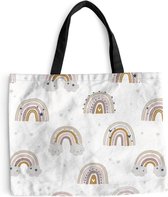 Sac bandoulière - Sac de plage - Shopper Filles - Motif - Arc-en-ciel - 50x40 cm - Sac en coton