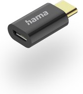 Hama USB-C-adapter, micro-USB-aansl. - USB-C-stekker, zonder kabel, 480 Mbit/s