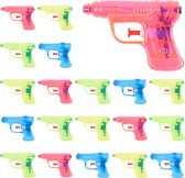 Pistolets à eau 20 pistolets à eau en plastique, Set de Pistolet pour Enfants, 4 couleurs
