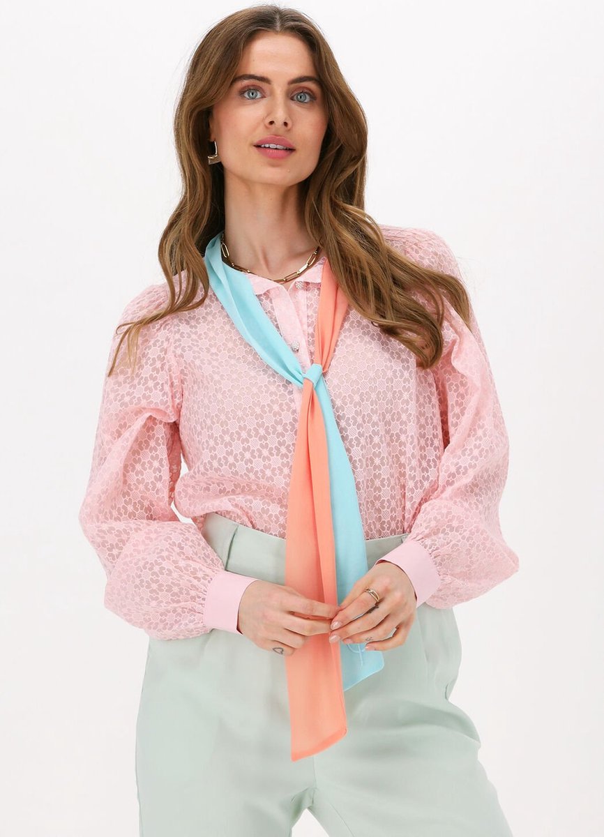 Hunkon Stella Shirt Dames - Jurken - Kleedje - Roze - Maat XS