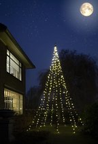 Christmas United - Vlaggenmast - Kerstverlichting800cm - 480LED - Warm wit