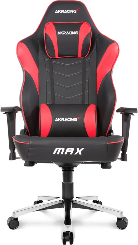 AKRacing Master Max Gamestoel Zwart Rood bol