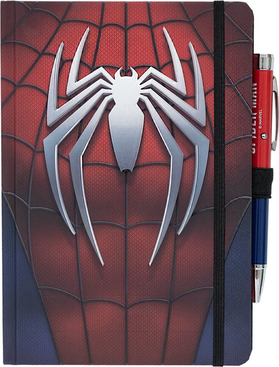 Marvel Spiderman A5 Premium Notebook with Projector Pen