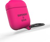 Superdry Airpod Cover Waterbestendige Siliconen hoes Airpods - Roze