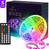 foto van YURDA 5 Meter led strip - Verlichting - 44 Toetsen - Zelfklevend - Met afstandsbediening