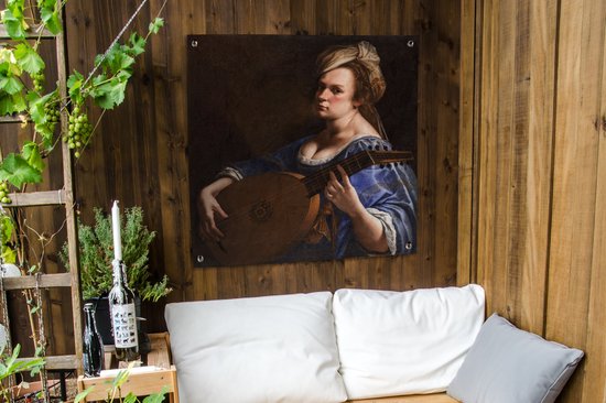 Tuindoek Self-Portrait as a Lute Player - Artemisia Gentileschi ...