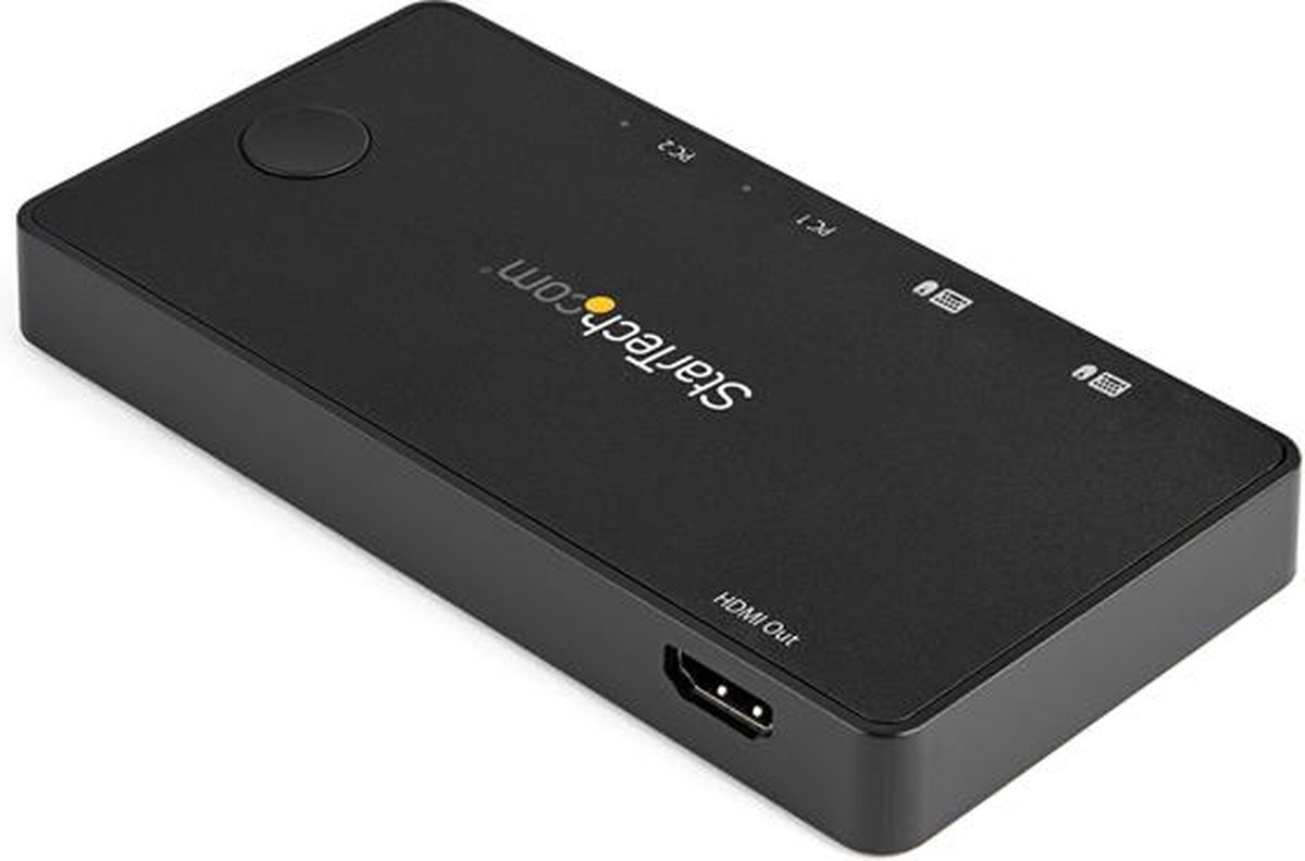 StarTech.com SV211HDUC KVM-switch Zwart