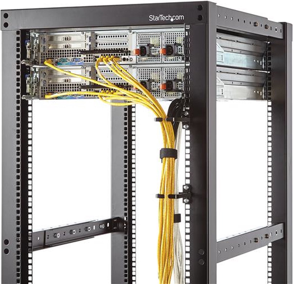 StarTech.com 1U verticale kabel-D-ringhaak voor server racks 5,7 x 10 ...