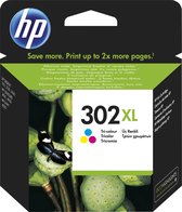 HP 302XL Cartouche d’encre trois couleurs grande capacité authentique