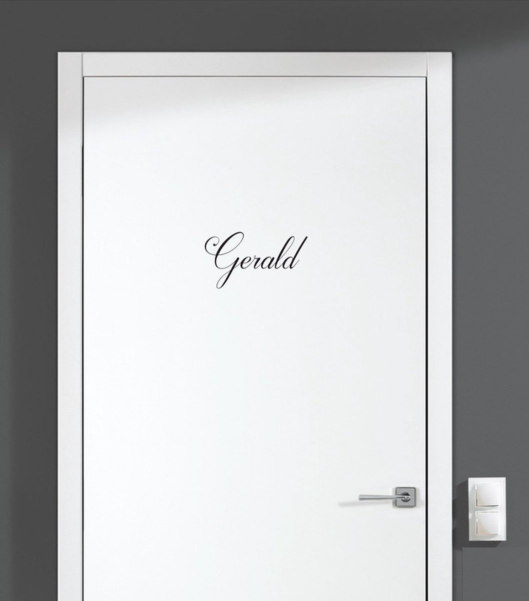 Deursticker Met Naam - Gerald