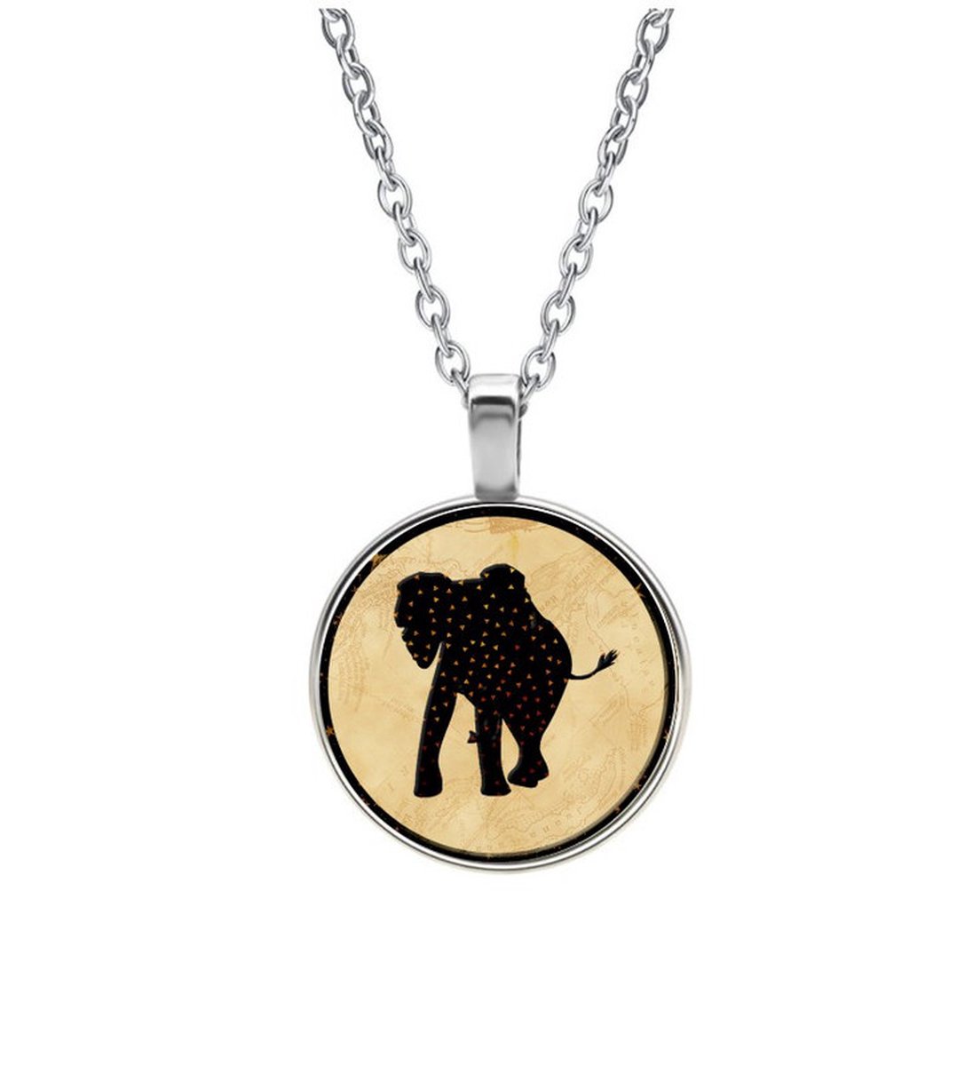 Ketting Glas - Olifant