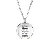 Ketting Glas - De Liefste Mama Is Toevallig Wel Mijn Mama