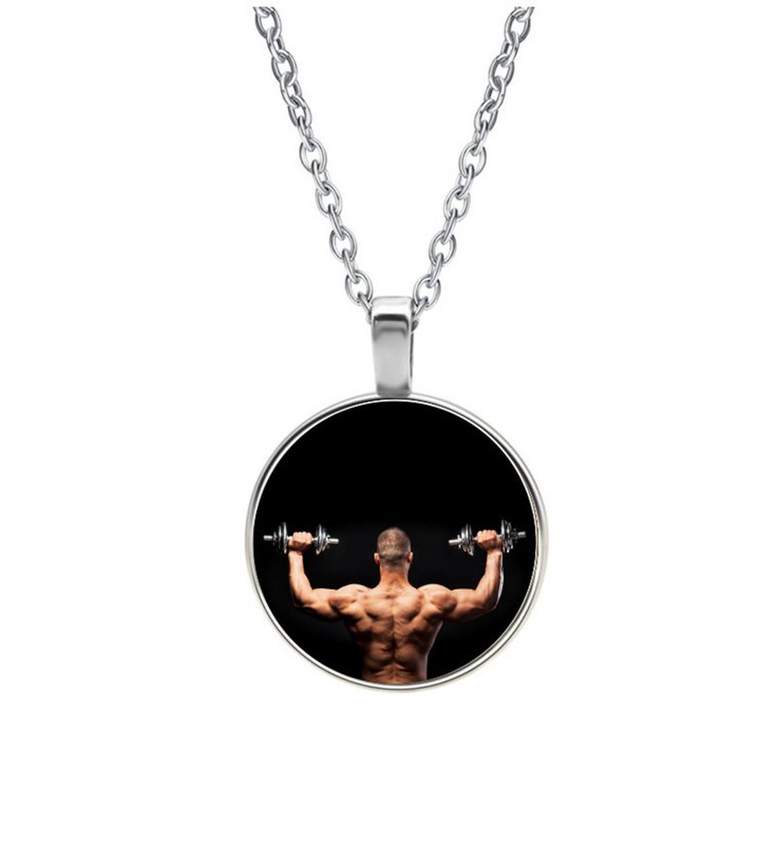Ketting Glas - Bodybuilder