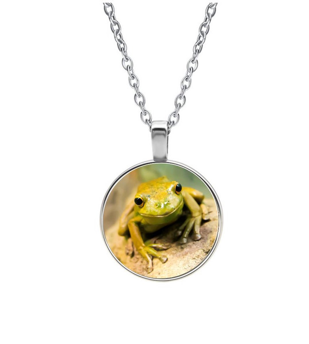 Ketting Glas - Kikker