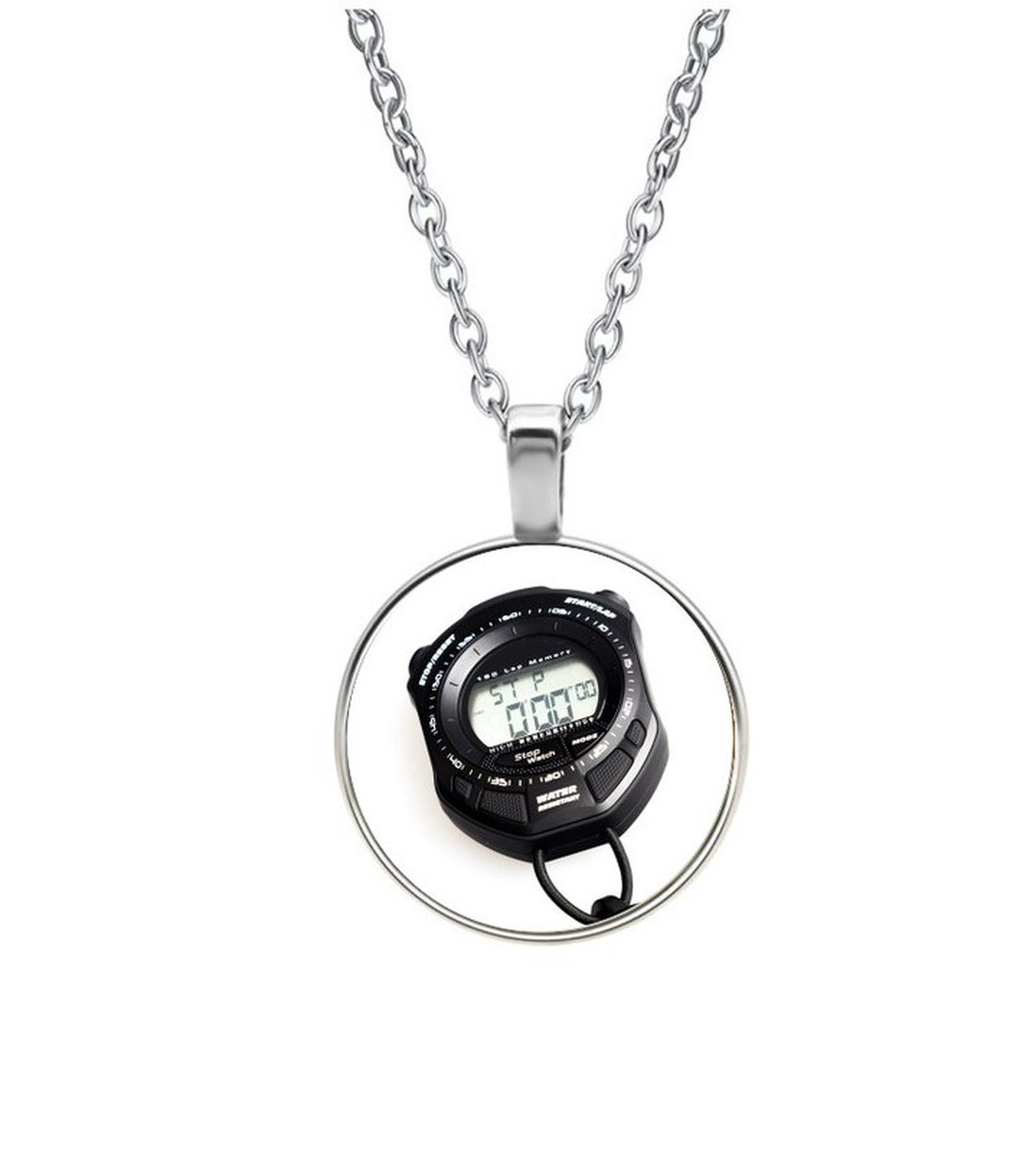 Ketting Glas - Stopwatch