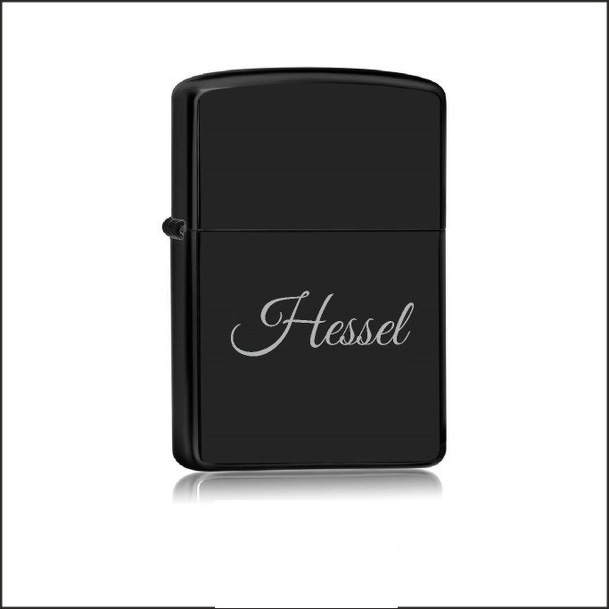 Aansteker Zwart Met Naam - Hessel