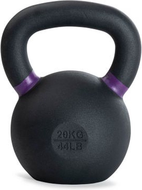 DoYourFitness Kettlebell - Solid Cast Iron Kettlebell with