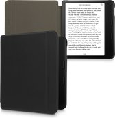 kalibri hoes geschikt voor Tolino Vision 6 - Leren beschermhoes voor e-reader in zwart