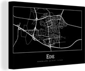 Tableau sur Toile Ede - Plan de Ville - Carte - Plan d'Etage - 120x80 cm - Décoration murale