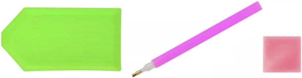 Diamond Painting Sleutelhangers - Dubbelzijdig - 4 x sleutelhanger - Hobby - Ijsjes - Kinderen - volledig pakket - Kinderfeestje - maak je eigen sleutelhanger - Hanger — afbeelding 4