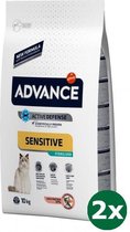 Advance cat sterilized sensitive salmon kattenvoer 2x 10 kg