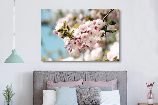 Spring Blossom Canvas 180x120 cm - Tirage photo sur toile (Décoration murale salon / chambre) / Peintures Fleurs sur toile XXL / Groot format!
