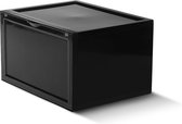Zumi - Sneaker Storage Box - Sneakerbox - Schoenen opbergsysteem - Schoenen organizer - Stapelbaar - Zwart - Single