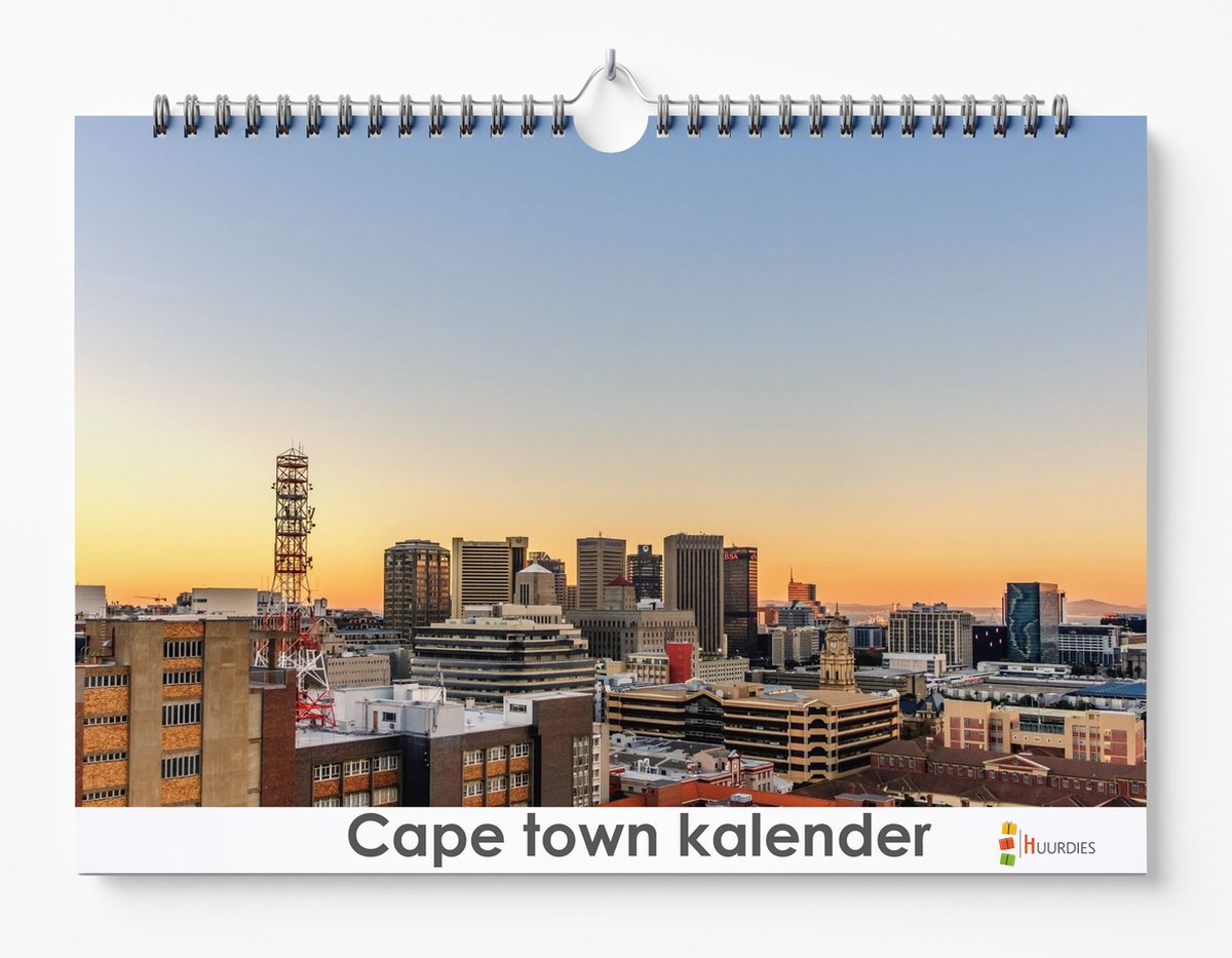Cape Town kalender 35 x 24 cm | Verjaardagskalender Cape Town | Verjaardagskalender Volwassenen