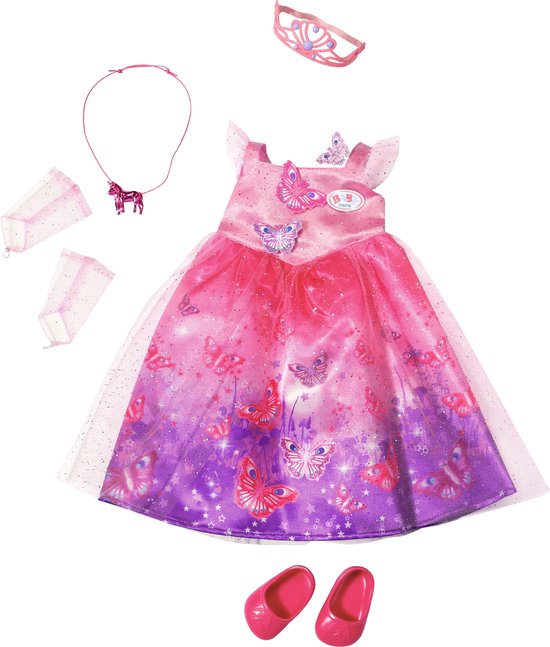 Zapf Creation Baby Born Wonderland Prinsessenjurk Rood 7 delig bol