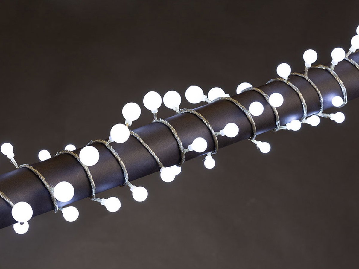 Vellight Bolletjes Kerstverlichting 6m 90 LED's Wit Binnen en