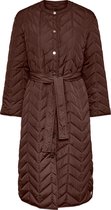 PIECES PCFAWN LONG QUILTED JACKET Dames Gequilte jas - Maat S