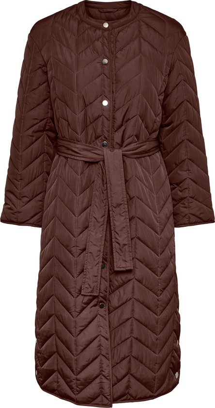 PIECES PCFAWN LONG QUILTED JACKET Dames Gequilte jas - Maat S