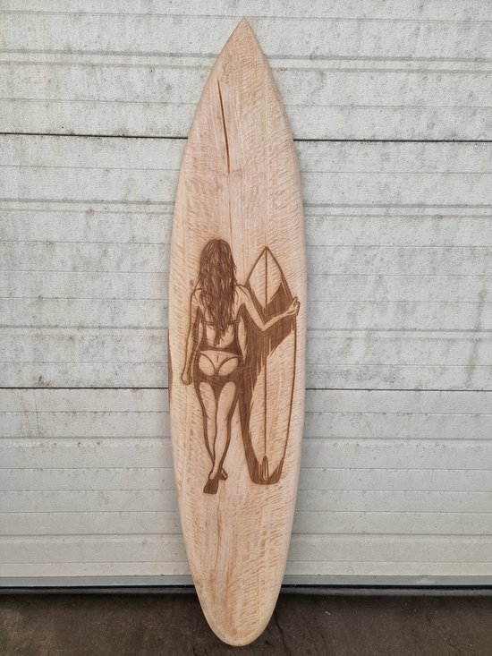 Surfchick - Surfplank Surfboard - Decoratie - 150cm