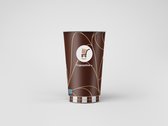 CupsOnline Cappuccino bekers 8OZ 230CC 50 (STKS.) - koffie beker - dubbele shot - koffie - koffiebekertje - karton bekers - Wegwerpbeker - Kantine beker