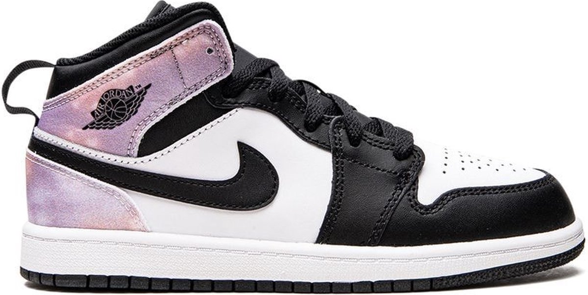 Nike Nike Air Jordan 1 Mid SE PS “”Bleached “” Sneakers Kids Zwart
