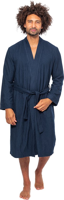 Jan Vanderstorm Heren Badjas Aretti, donkergroen, 5XL