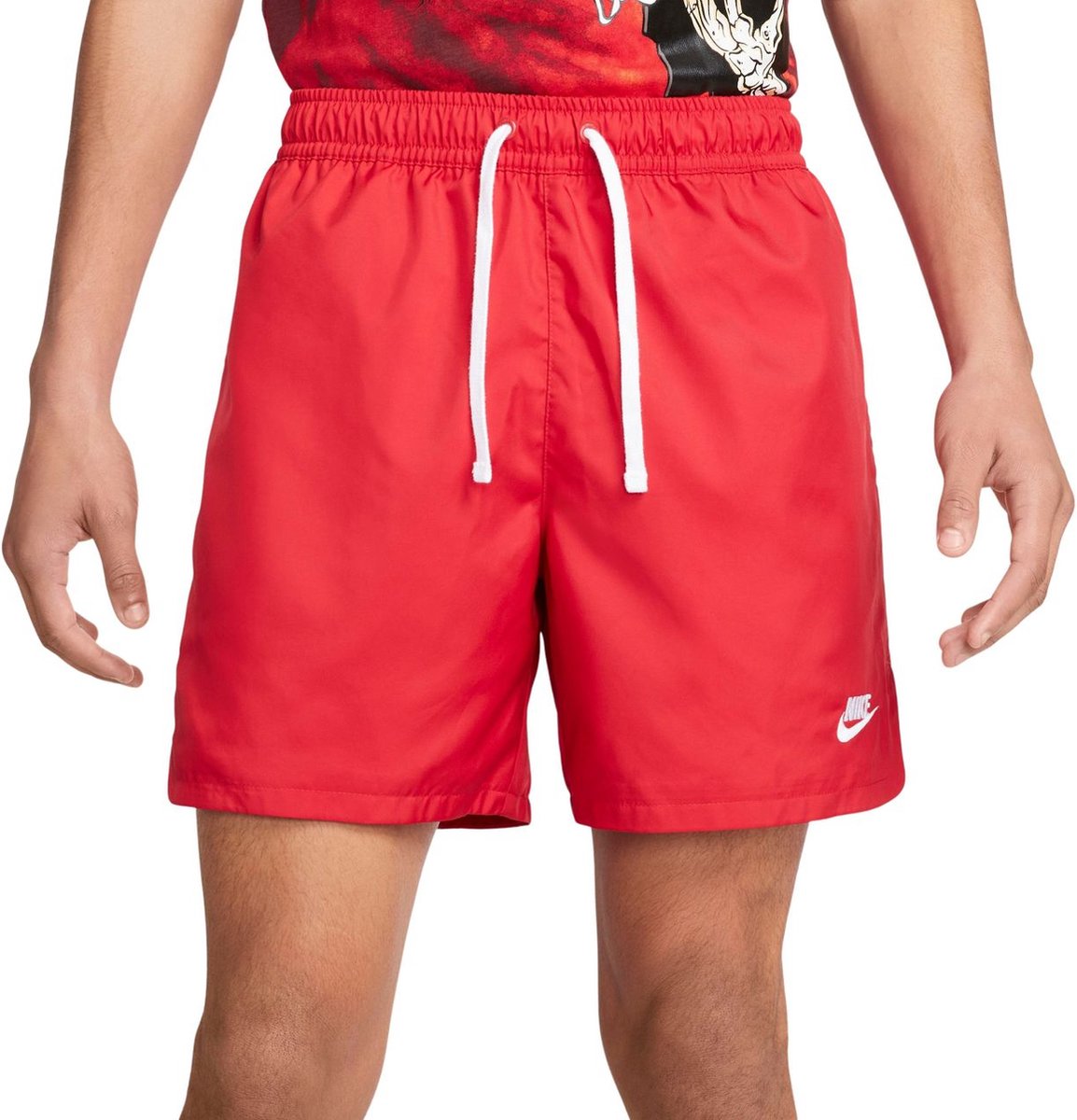 Nike M NSW SPE WVN LND FLOW SHORT Heren Sportbroek 2XL Rood