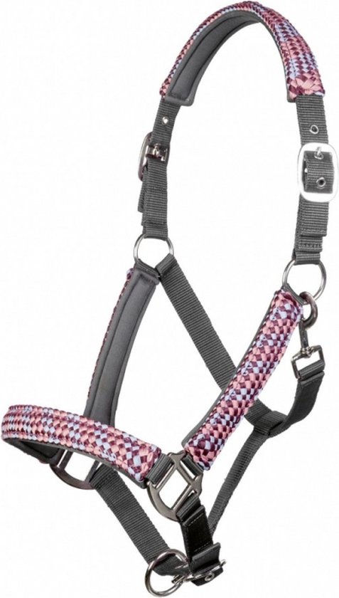 HKM halsterset Della Sera - grijs - pony HKM halsterset Della Sera - grijs - pony