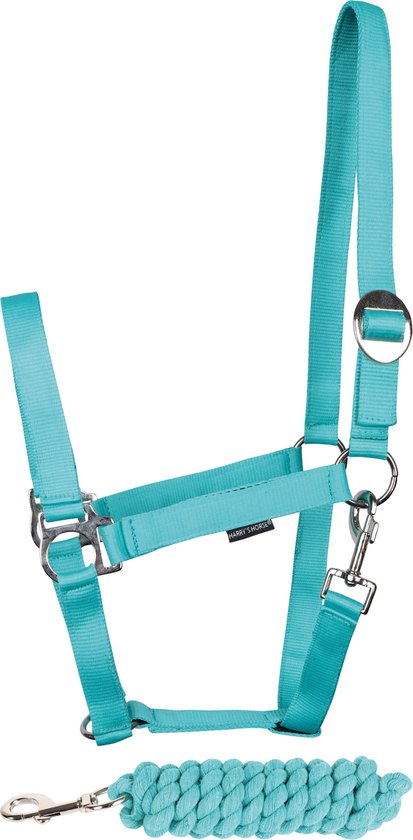 Foto: Halsterset initial turquoise full