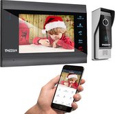 Dakta® Deurbel met camera | Intercom | Draadloos | LCD scherm | Video deurbel | 7” scherm | Elektrische deurbel