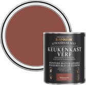 Rust-Oleum Rood Afwasbaar Mat Keukenkastverf - Baksteenrood 750ml