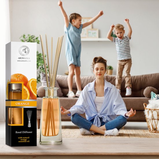 Joik - Natuurlijke Geurstokjes - Huisparfum - Grapefruit Mandarijn - Geurverspreider | Joik